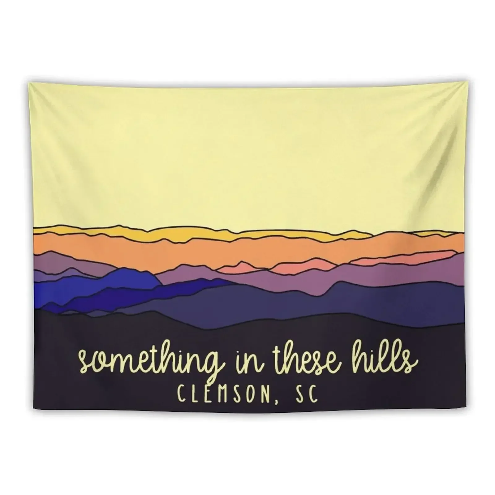 Something in these Hills Tapestry Decoration For Home Wall Hanging Decor Tapestry