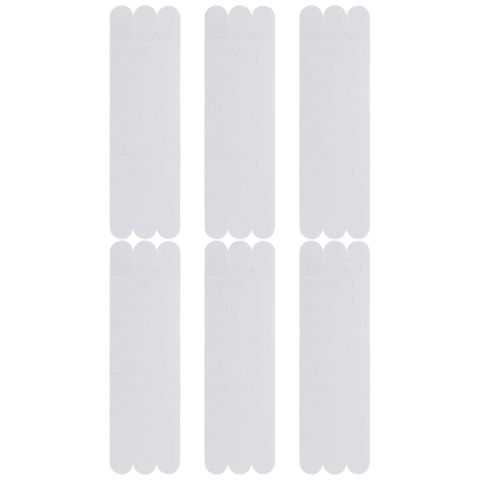 

6 Pcs Anti-slip Tape Transparent Stickers Grip for Tubs Bath Floor Shower Safety Non-slip Plastic Stickers Bathtubs