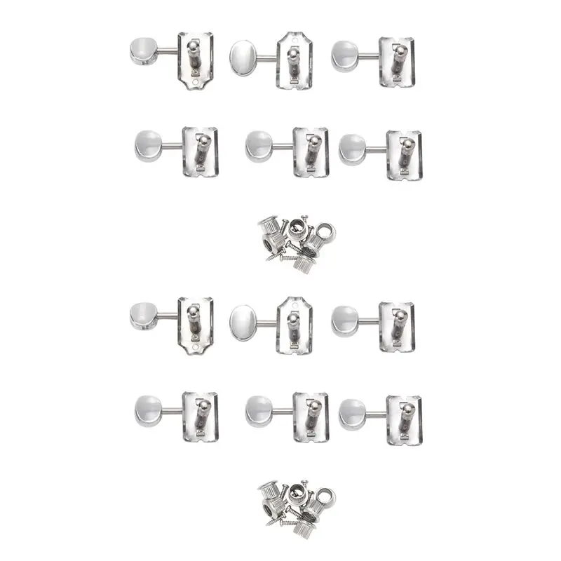 CGDS-12R Vintage Style Electric Guitar String Tuning Pegs Tuners Machine Heads For Stratocaster For
