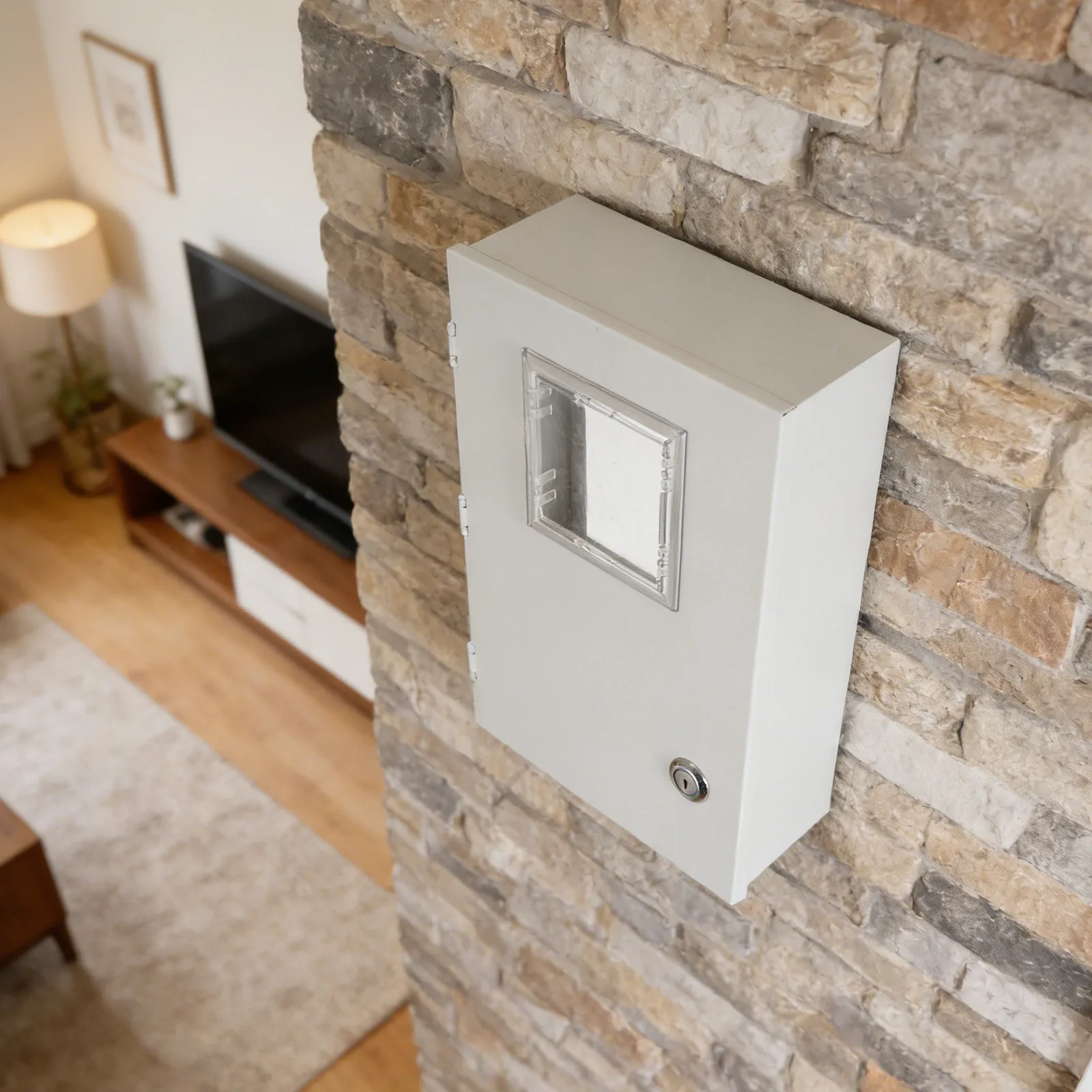 Electric Meter Protection Box Metal Enclosure Waterproof Outdoor Energy Meter Case Transparent Cover Ventilation for Home view 6