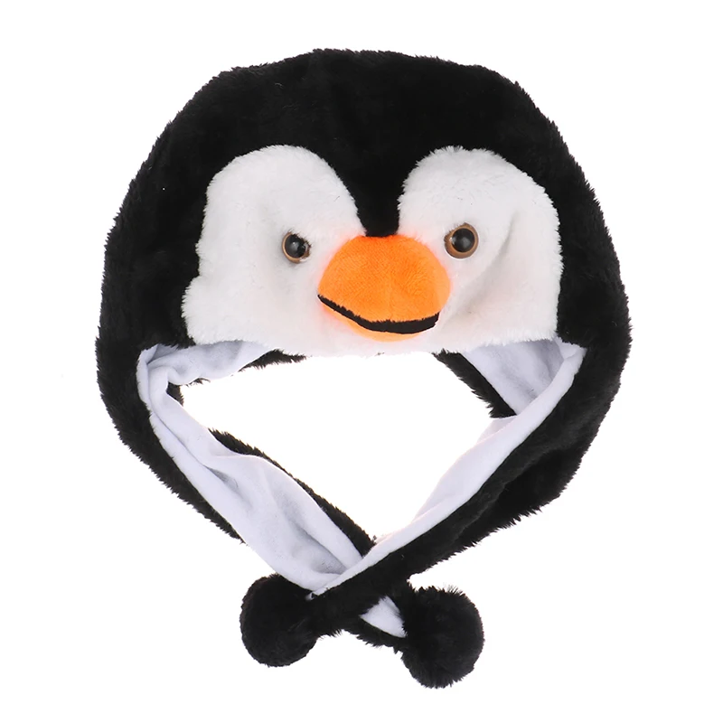 1PC Cartoon Animal Penguin Mascot Plush Warm Cap Hat Warmer Cute Winter Hat Warm Fitting Windproof Hat