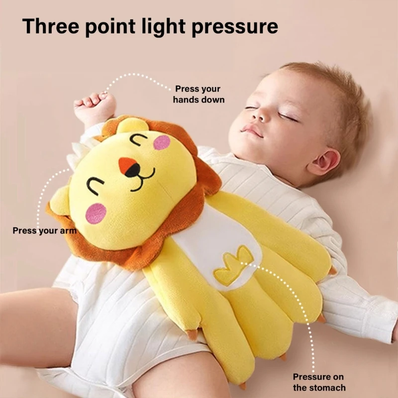 Baby Soothing Hand Pattable for Reducing Startle and Promoting Sleep Cartoon Designing for 0-12 Months Infants