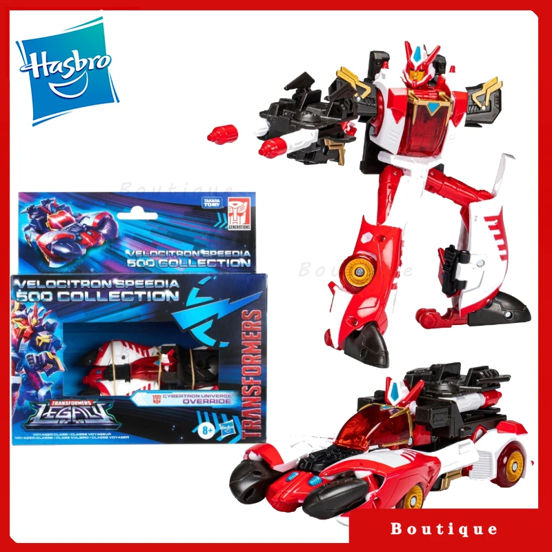 

In stock Hasbro Transformers toysLegacy Velocitron Speedia 500 Collection Override Action Figures Autobots Hobbies Gifts