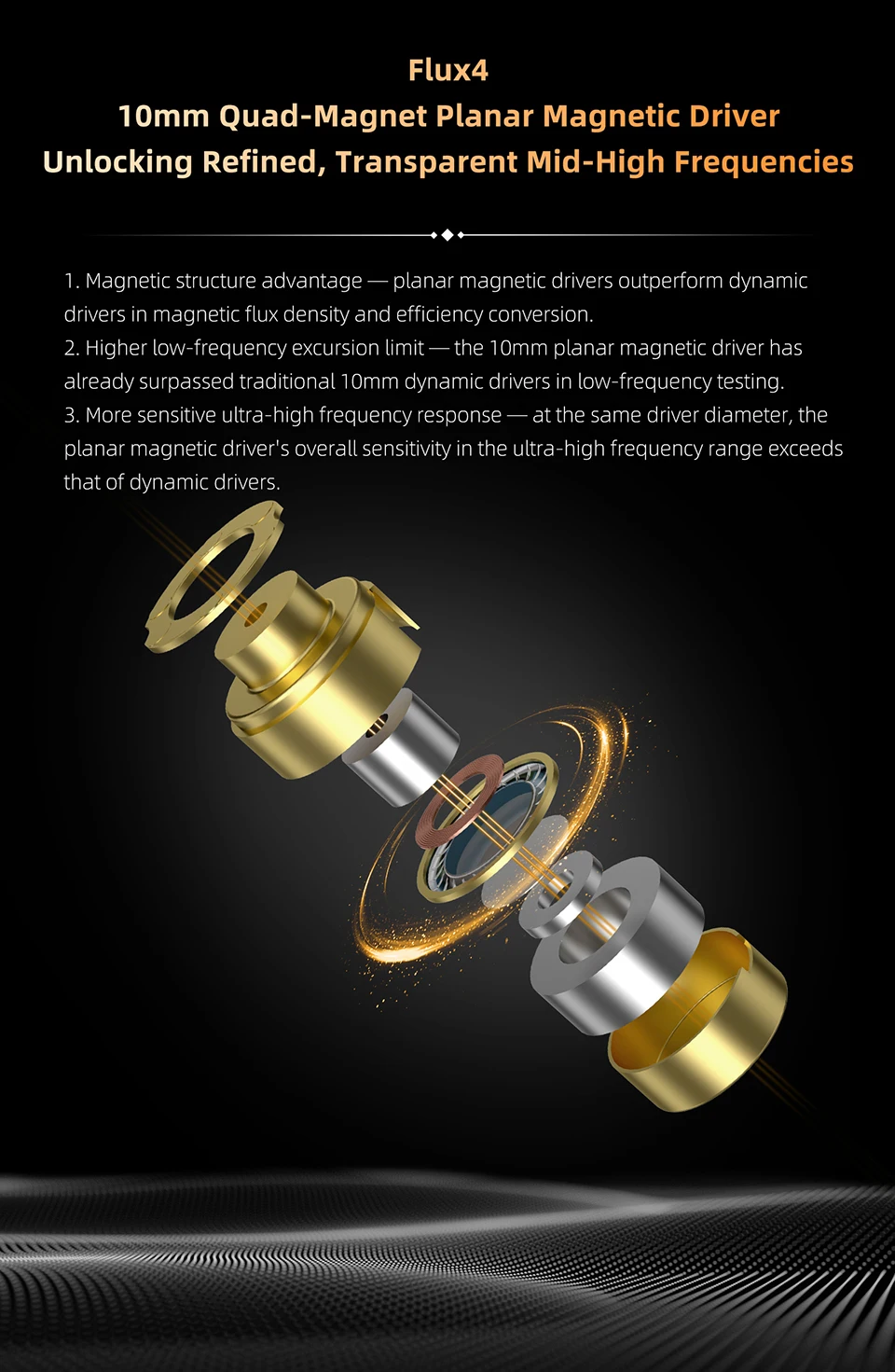 KZ Castor PRO 2 Dynamische + Planare Magnetische Ohrhörer Hochwertige Abstimmbare Kopfhörer Harman Target mit Verbessertem Bass – Detail 5