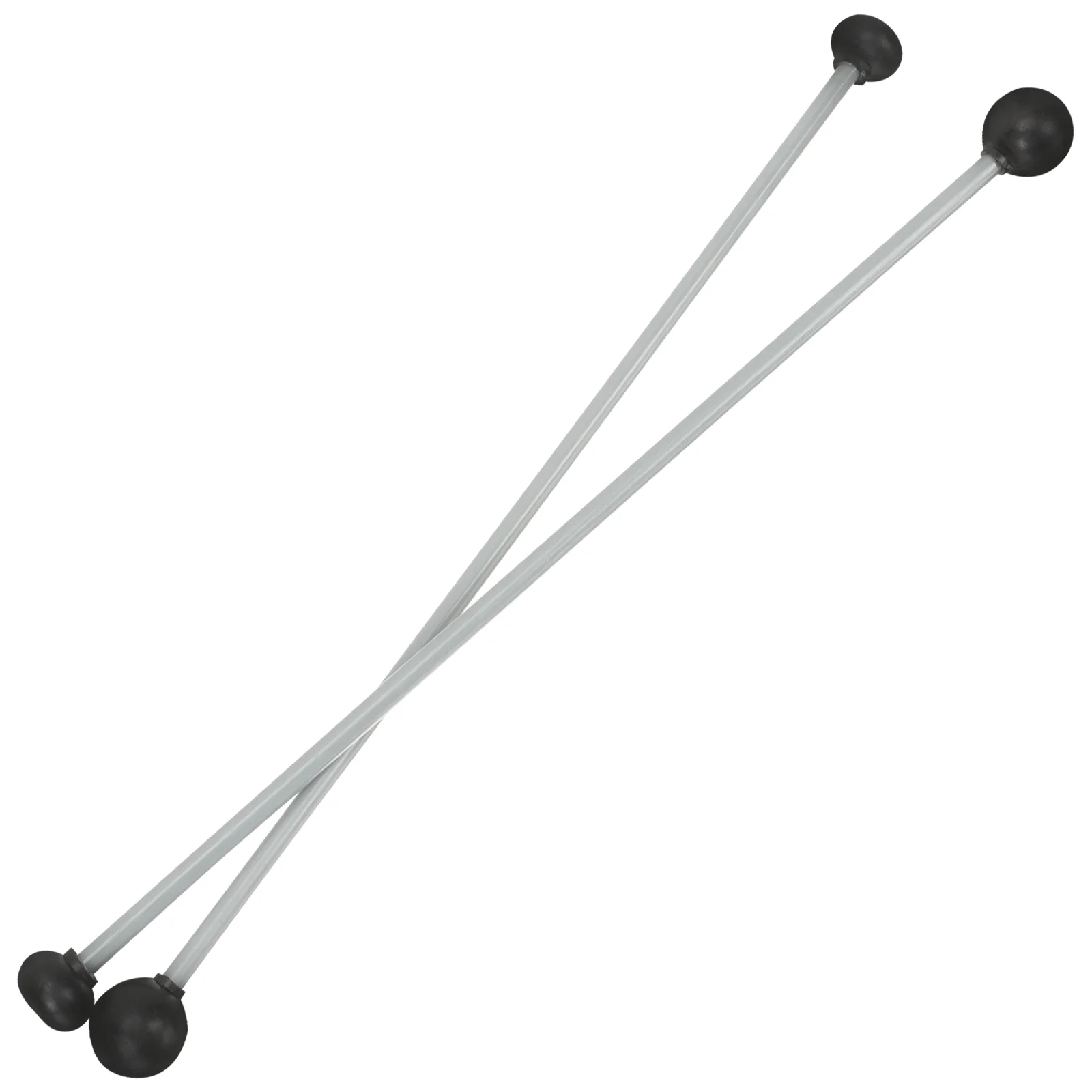 

2 Pcs Double Marimba Mallet Drumstick Stage Drumsticks Percussion Mallets Head Universal Rubber