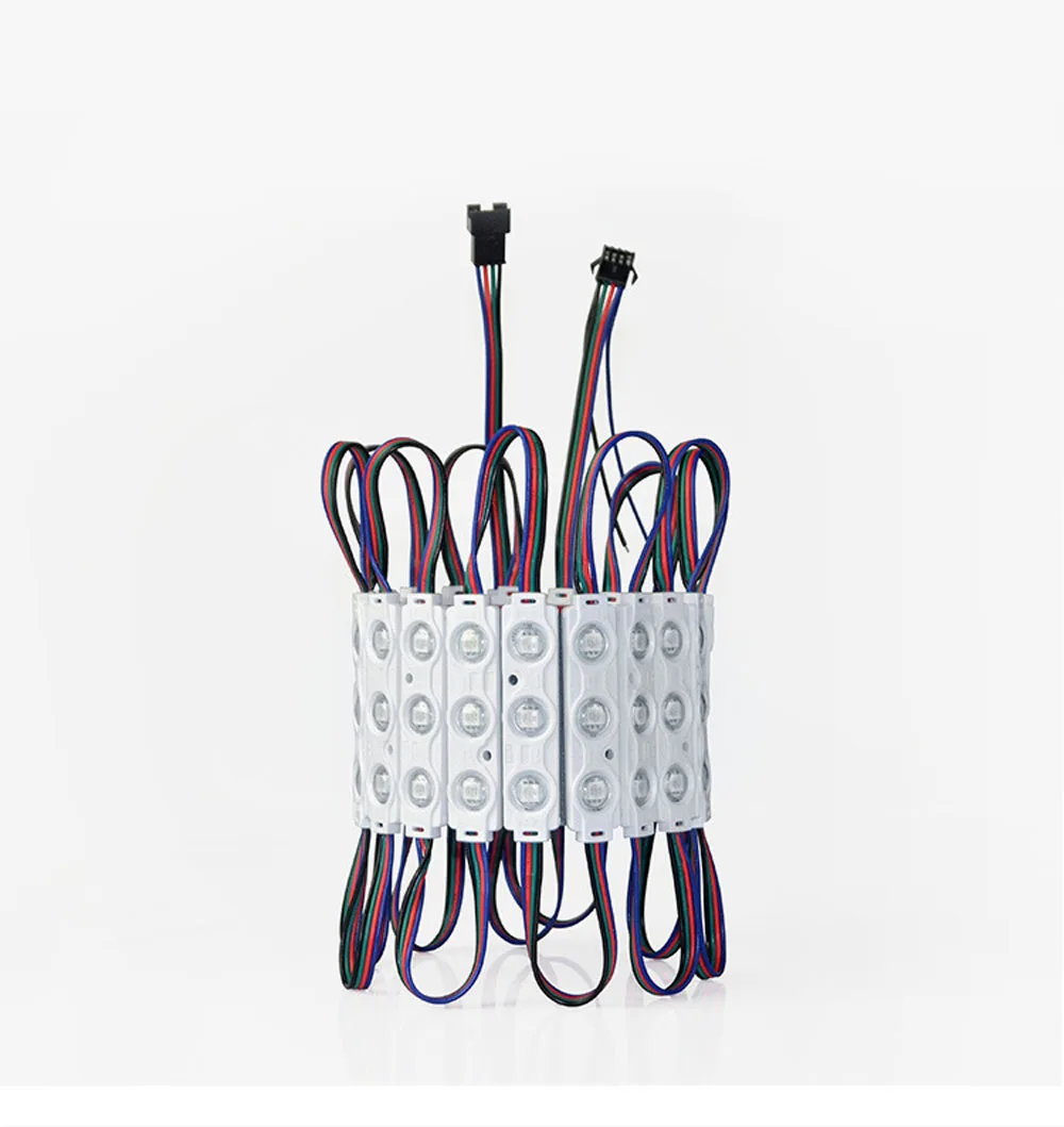 20pcs RGB Magic LED Module 5050 3 LEDS Dream Color Pixel LED Light Colorful For Channel Letter Advertising Sign Board  1.5w 12v