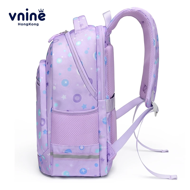 V.NINE Mochila infantil para niñas con compartimento para computadora portátil Mochilas para niñas Estudiante de primaria Impermeable Grande de 9 a 15 años