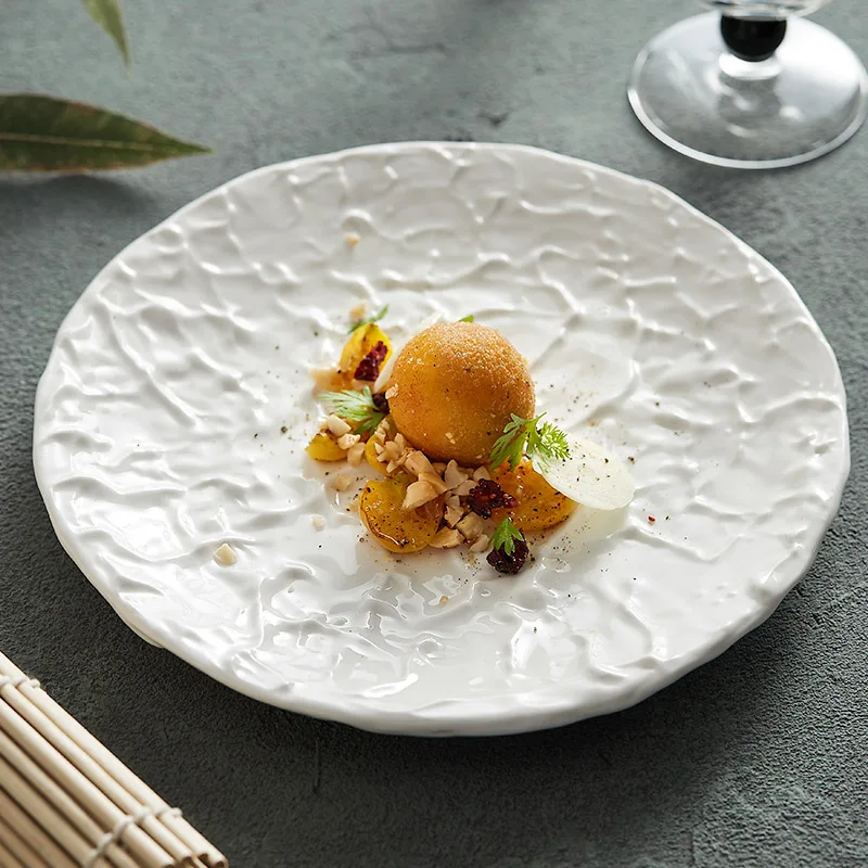 

tableware, Western food, steak plate, high-grade mood dishes, plating, ceramic plates, dish plates, household round plates