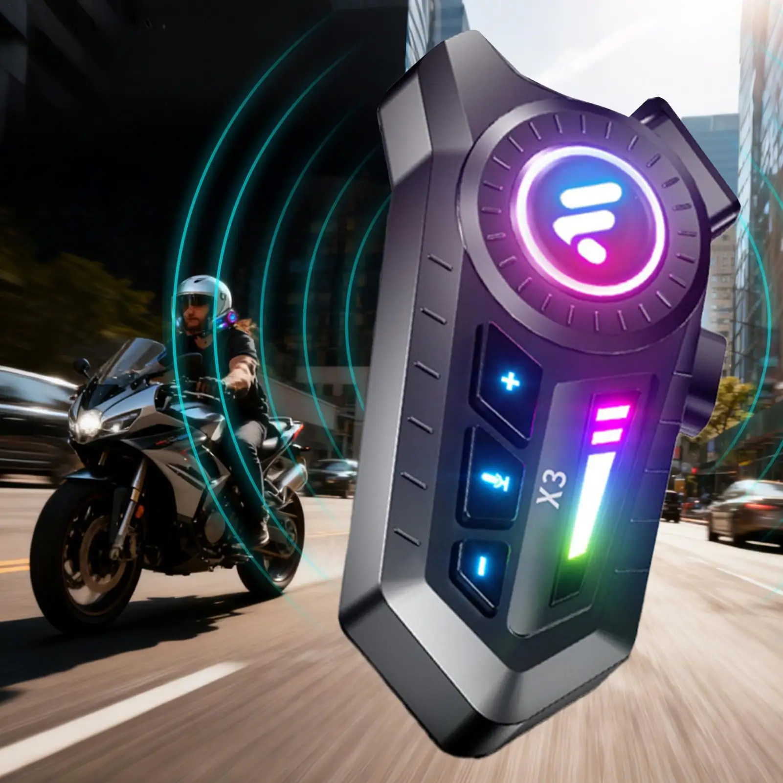 

Motorcycle Helmet Headset Double-speaker Wireless Helmet Earphones Smart Cycling Headphones For Daily Commuting Travel