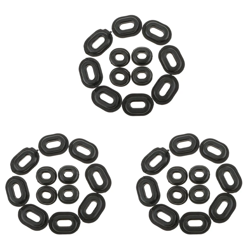 36Pcs Motorcycle Rubber Side Cover Grommets Replacement Gasket Fairings For CG125