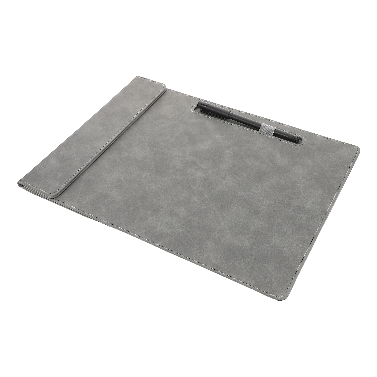 

Pu Clipboard With Pen Holder For Business Meetings Writing Pad Organizer Portable Document Folder Smooth Surface