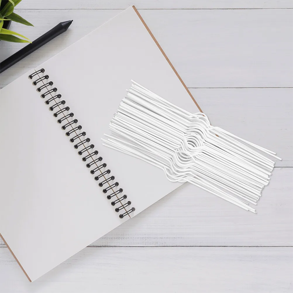 

100Pcs Calendar Hook Iron Binding Hangers Scroll Poster Wall Holder Organizer Photo Display Rack Metal Frame Bracket Support