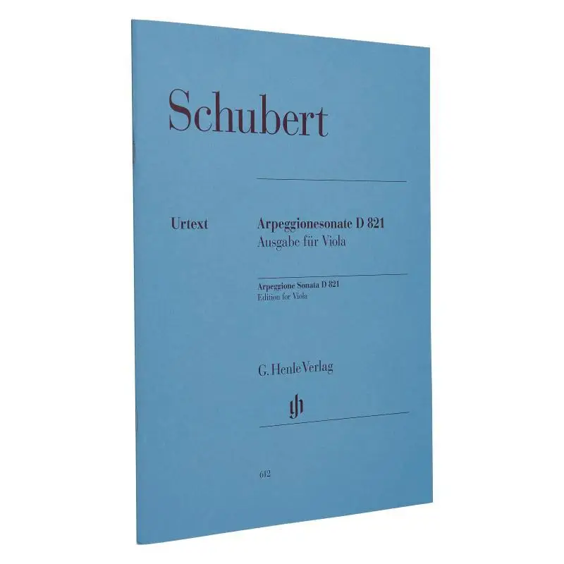 

HN612 Schubert Arpeggione Sonata D 821 Va Seiffert WolfDieter G Henle Verlag 9790201806129 Book