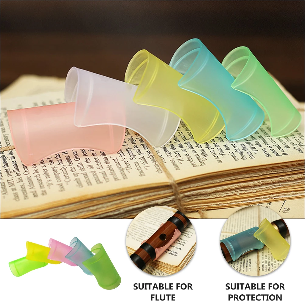 

15 Pcs Dimo Protective Cover Covers for Flute Double Plastic Film Protectors Abs Piccolo Pads Practical