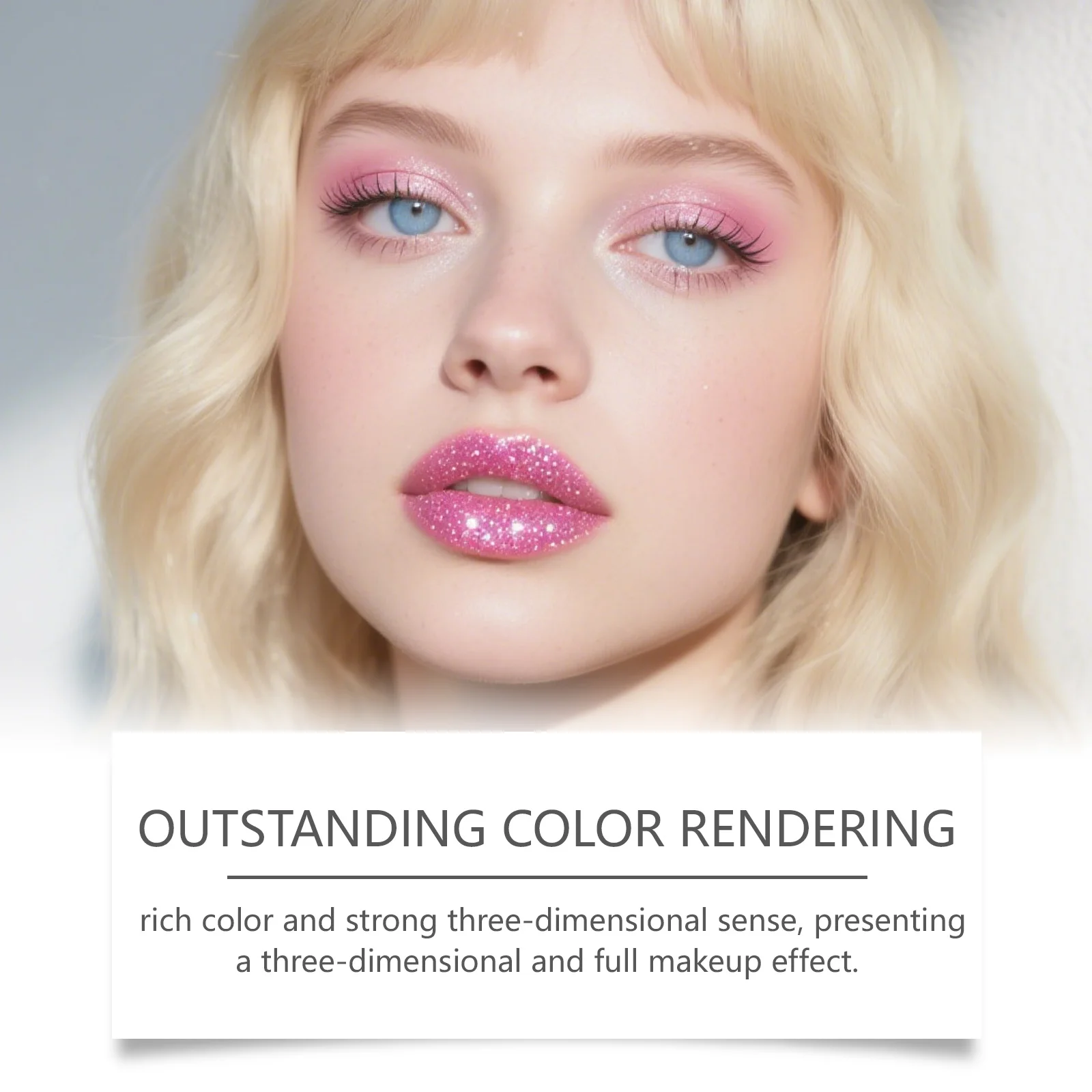 3 色グリッター口紅ダイヤモンドリップグロス防水長期的なセクシーな真珠光沢のあるリップグロスクリスマスステージメイクアップ化粧品