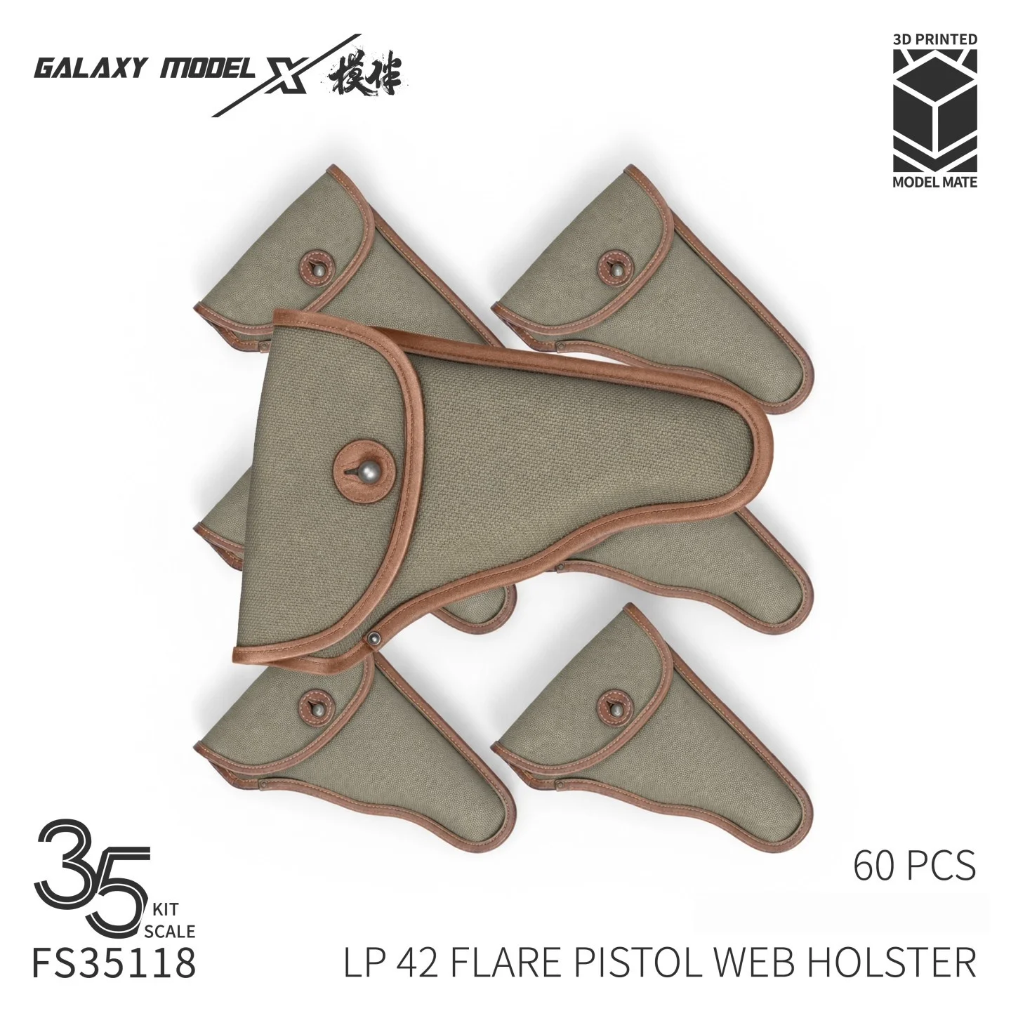 LP42 Flare Pistol Web Holster Galaxy FS35118 1/35 （60PCS）