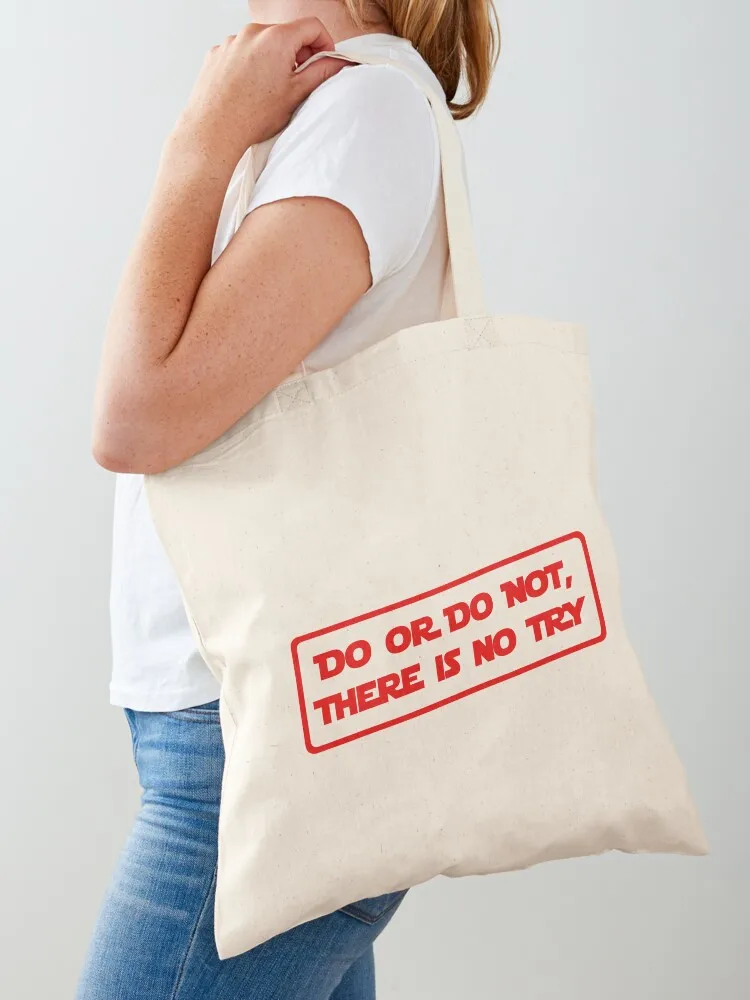 Do or do not, there is no try... (Red) Tote Bag tote bag university Eco bag Customizable tote