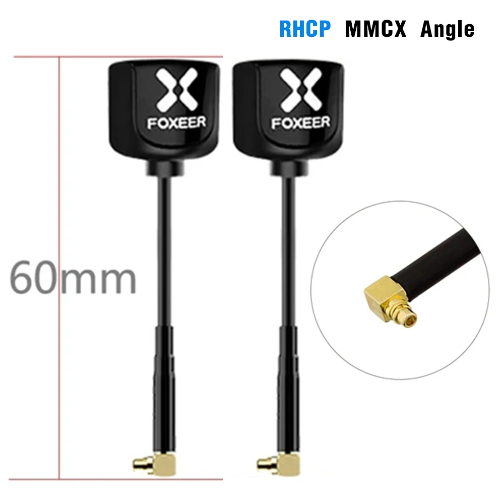 FOXEER FPV Antenna 2pcs Lollipop 4 V4 High Gain Omni Antenna 5.8G 2.6dBi LHCP/RHCP