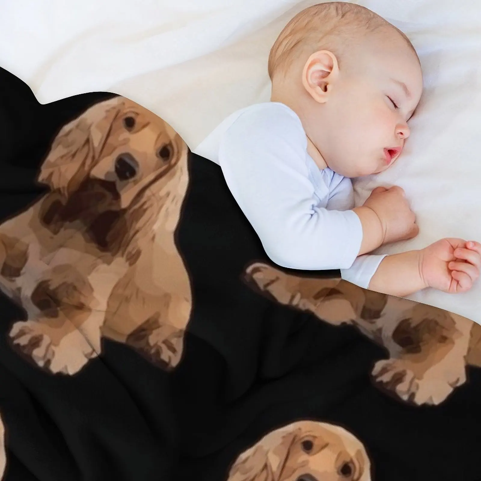 كوكر الذليل رمي بطانية منقوشة على الأريكة الأربعاء بطانيات الشعر الصيفية #5