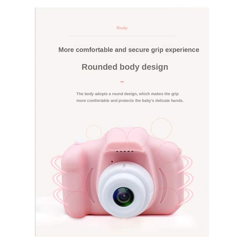 أفضل العروض للأطفال الأطفال كاميرا كاميرا رقمية صغيرة 1080P HD شاشة كاميرا فيديو كاميرا 8MP لعبة للهواء الطلق هدايا الطفل