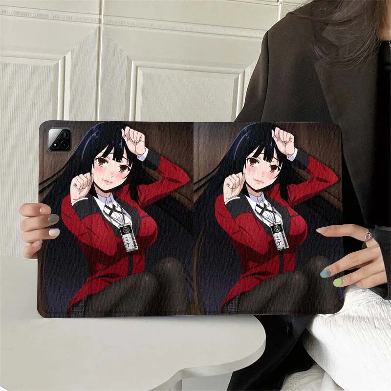 Anime K-Kakeguruis Art Cool Tablet Case For Xiaomi Redmi Mi Pad 4 5 6 7 8 K SE Mini Pro Plus Max 10.1 11.2  inch