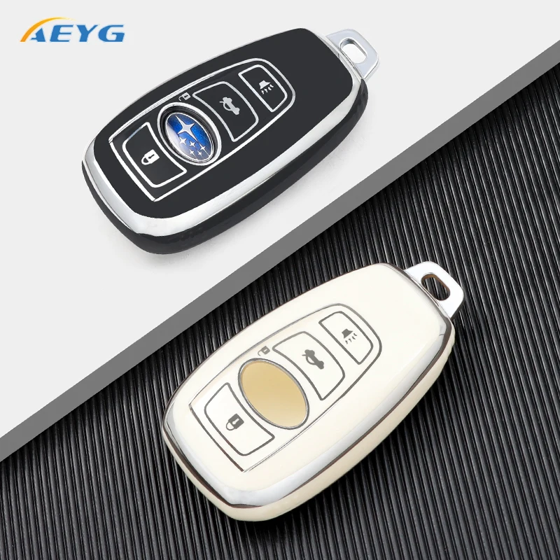 Fashion Car Key Case Cover For Subaru BRZ STI Legacy Forester Crosstrek Impreza WRX Ascent Outback Remote Control Accessories