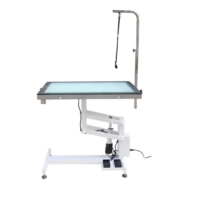 

Pet luminous electric lifting beauty table LED luminous desktop