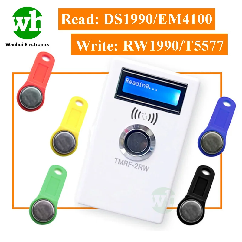 tmrf-2rw-ibutton-デュプリケーター-rfid-125khz-書き換え可能クローナー-コピー機リーダー-ライター-ds1990a-tm1990a-em4100-em4305-t5577-キー-トークン用