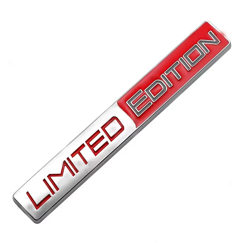 1pcs Modified standard LIMITED EDITION metal car sticker tail sticker for BMW Ford Mercedes Volkswagen Tesla Honda FIAT Mazda