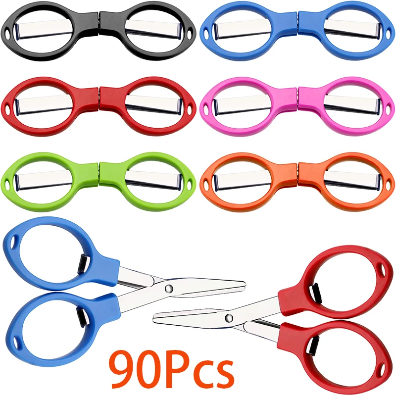 90pcs-folding-scissors-portable-travel-scissors-safe-mini-folding-travel-pocket-scissors-handicrafts-scissors