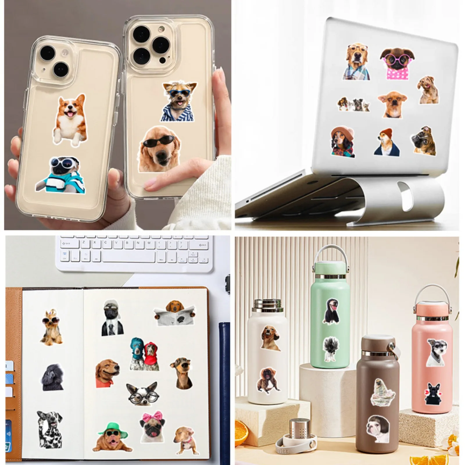 10/25/50pcs Funny Lovely Dog Meme Stickers Graffiti for DIY Decor Stationery Suitcase Water Bottle Phone Laptop Scrapbooking