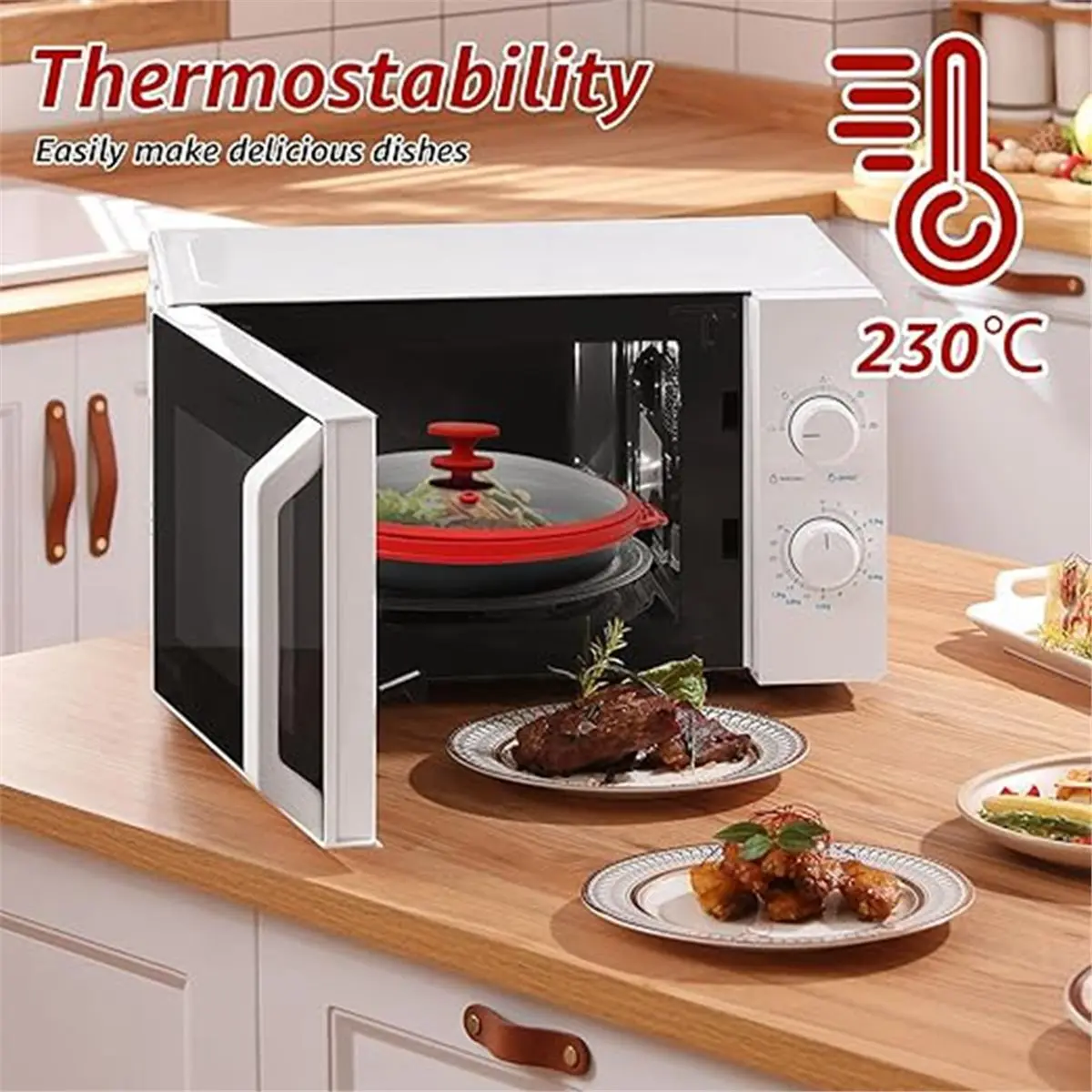 Microwave Grill Pan with Cover, Griddle & Crisper for Grilling Crisping Cheese Making & More