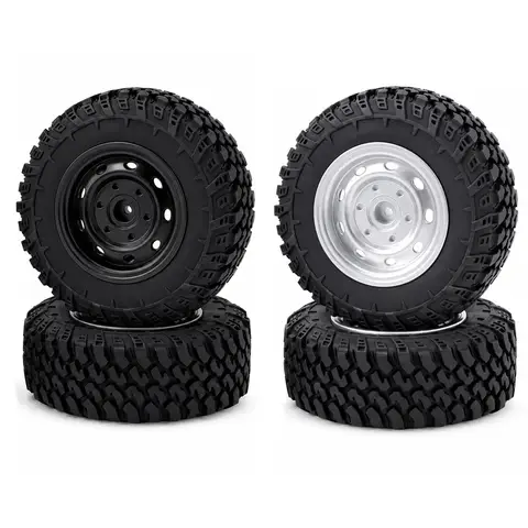340g Heavy Duty Wheel MN99S MN D90 MN78 MN300 Tank 300 WPL C14 C24 C54 C74 Metal Wheel Rim Tire RC Car Upgrade Parts Accessories