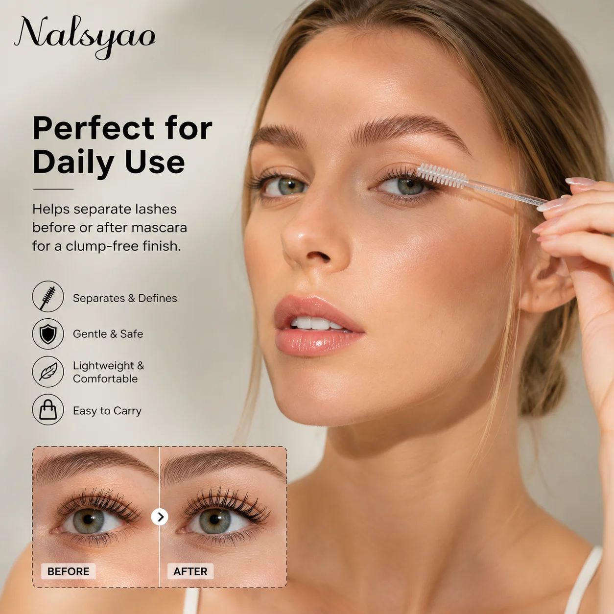 CNKESS Brosse et peigne jetabl - Beauty - Makeup - Eyes avis et prix