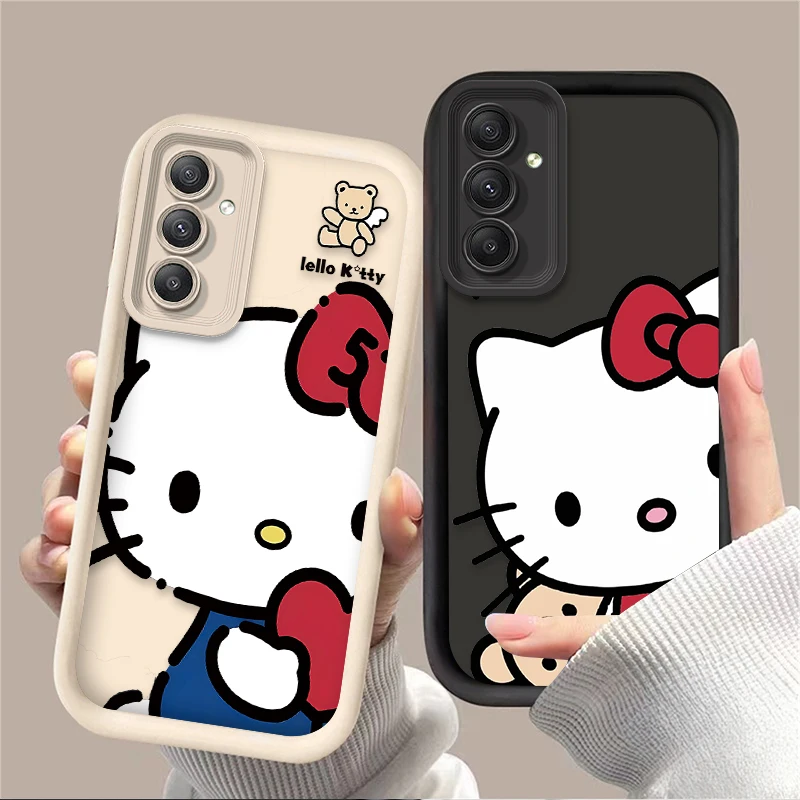 

Прекрасный мультяшный чехол с изображением Hello Kitty для Samsung Galaxy A20 A30 A54 A05 A05S A34 A24 A14 A53 A33 A23 A13 A32 A22 A12 A71 A51 A31 A50