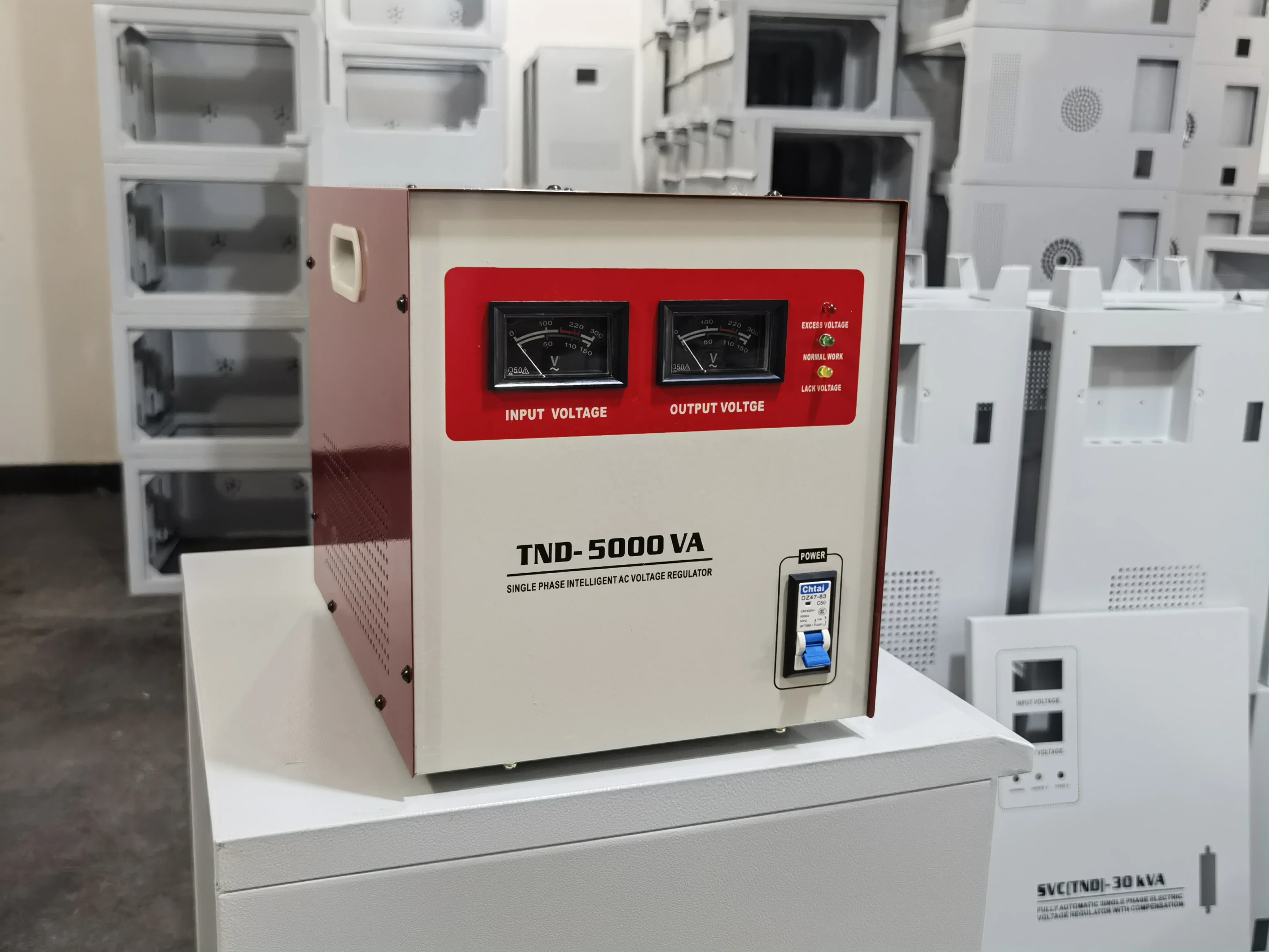 Svc/tnd 10kva 15kva 20kva 30kva 40kva Single Phase Ac Automatic Voltage Regulator Stabilizers Avr 140-260v