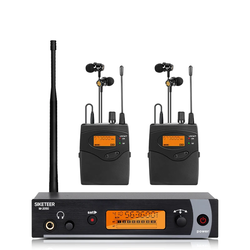 Professional mono wireless monitoring ear system for outdoor concert stage singer band performance rehearsal and listening