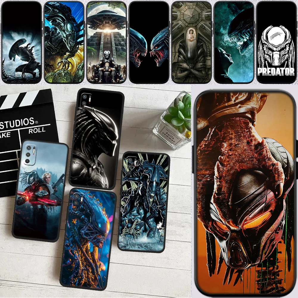 Aliens vs Predator Xenomorph Phone Case for Samsung Galaxy A11 A12 A13 A15 A52S A53 A55 A56 A70 A71 A72 A73 F06 F16 F56
