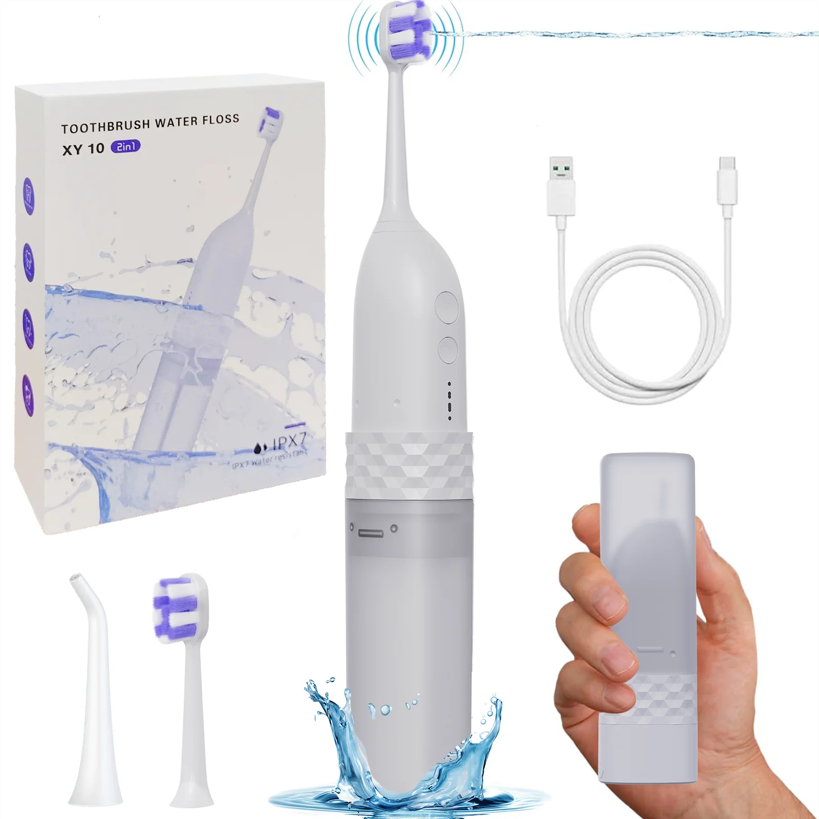 

Electric Toothbrush Cleaning Teeth Brush Waterproof Electronic Tooth Brush Rechargeable Toothbrush