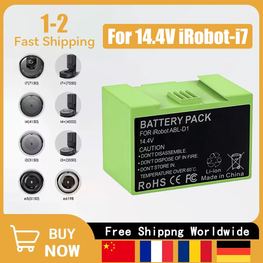 14.4V 2600Mah I7 Ba… - image