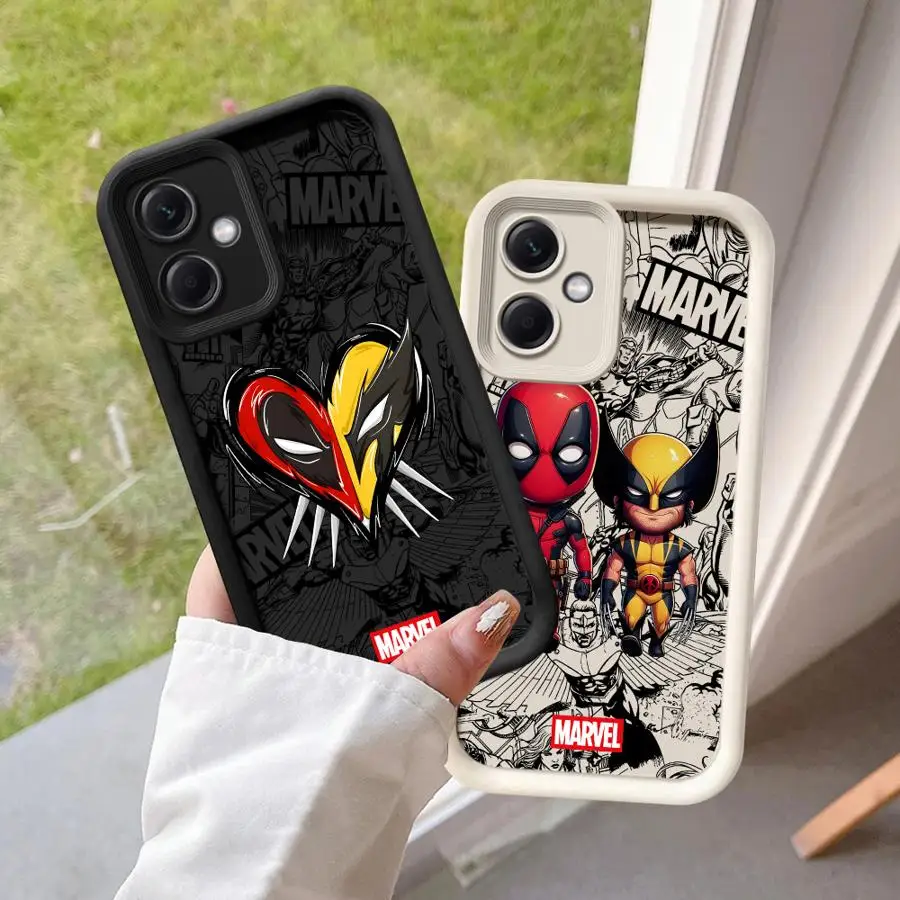 Hot Deadpool Wolverine Case for Xiaomi Redmi Note 10S 11S 13 10 11Pro 12 13Pro 11 12S 14 Pro Plus Soft Cover 