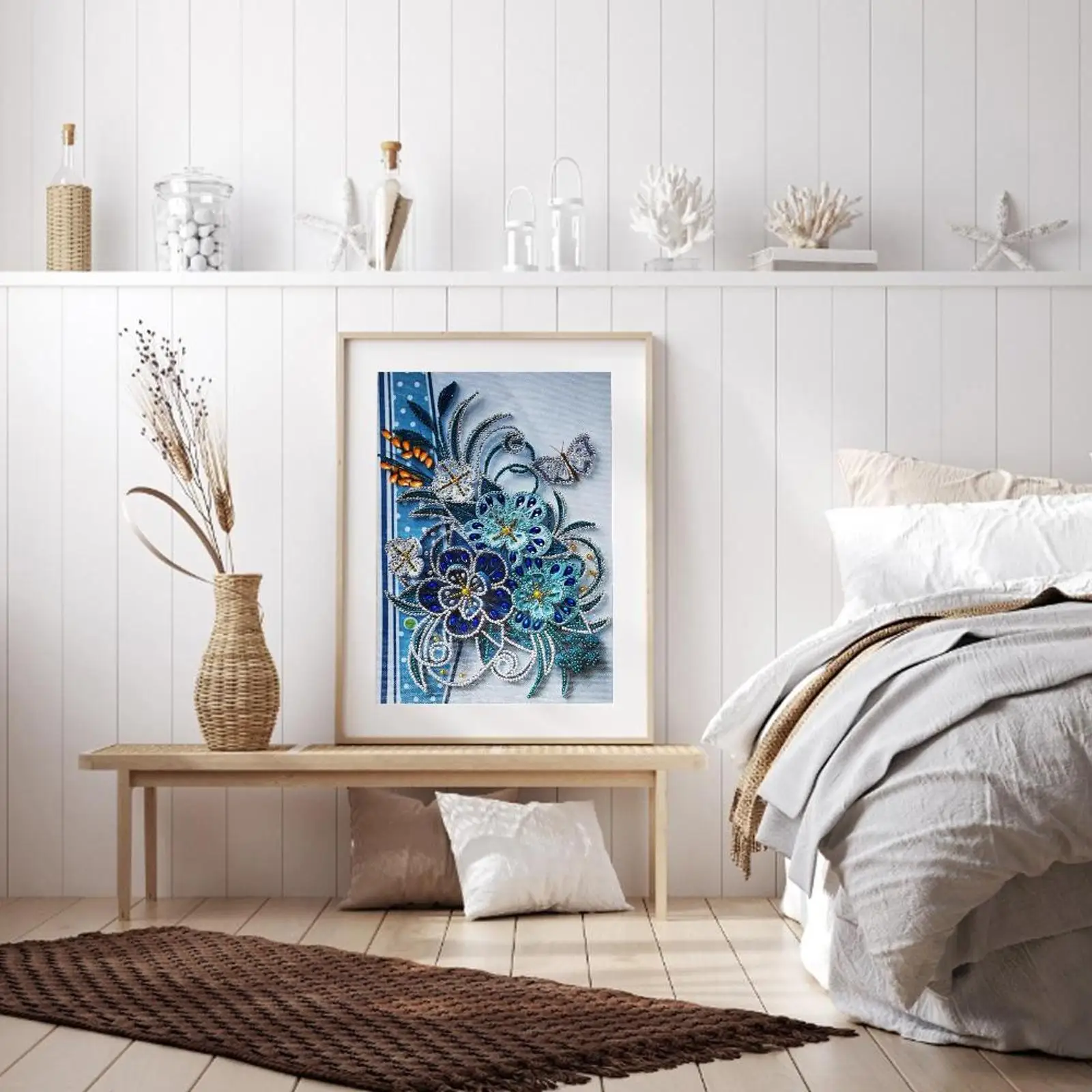 

Набор для создания 5D-мозаики из алмазов в форме цветов и растений, с частичной инкрустацией, для праздничного декора и украшения художественных классов, ручная работа