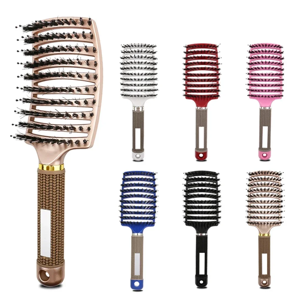 Escova de cabelo mágica desembaraçadora, massageador do couro cabeludo, pente de cabelo, escova desembaraçadora, meninas, escova antiestática, salão de beleza