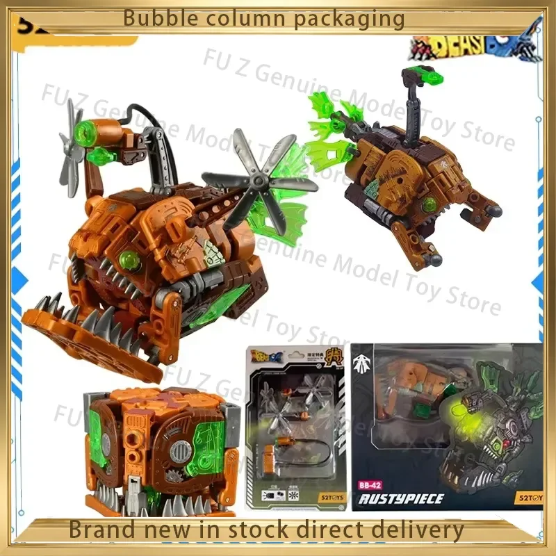 Original 10 Beast Box Series BB-42 Rusty Skeleton Fish Anime Mobile and Deformable Mech Handheld Model Toy Gift for Spot 52