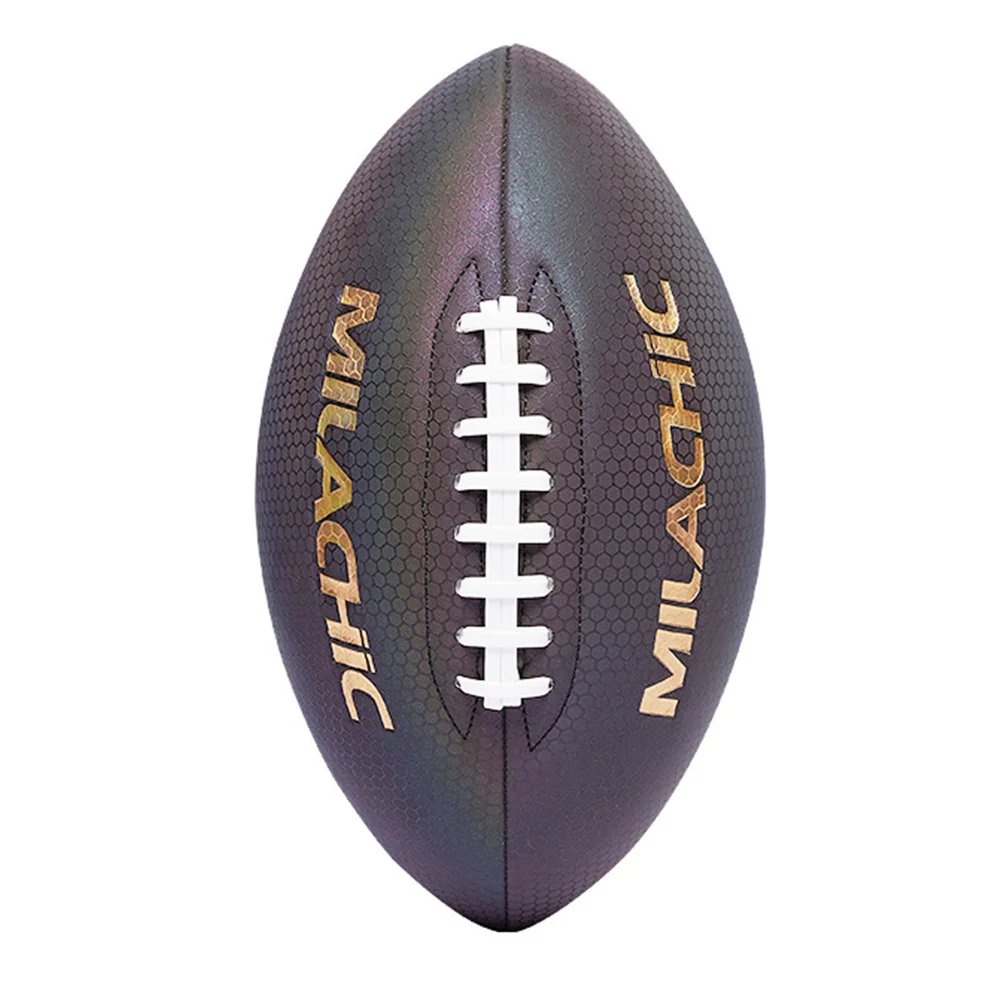 1Pc Competition Exercising Rugby Fluorescence Rugby Ball Standard Football American Training Football