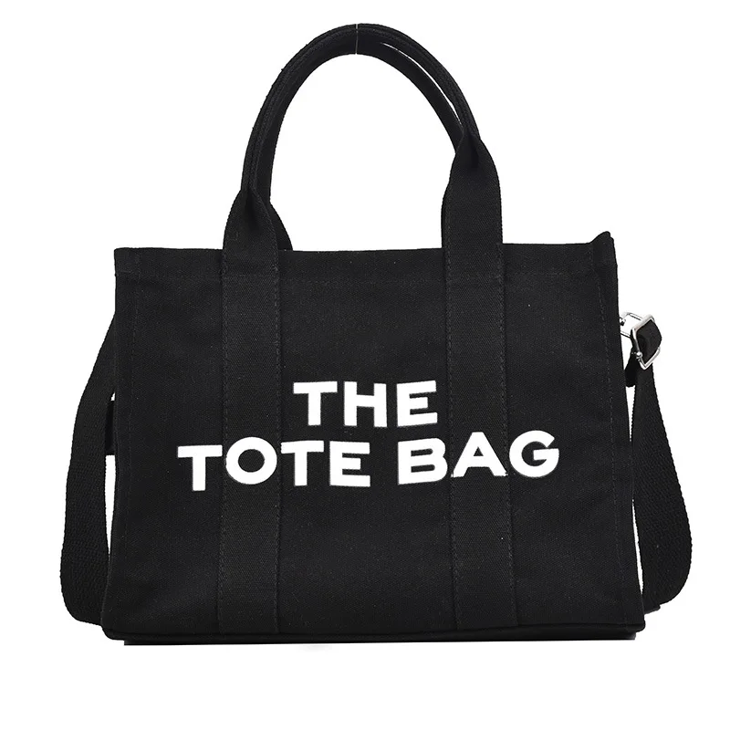 

Printed Single Shoulder Letter Canvas Bag Large Capacity New Handbag for Woman Crossbody High-quality Messenger Versatile Luxury