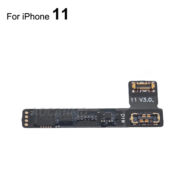 Aocarmo Battery Warning Health Cable Repair Flex Cable For iPhone 14 15Pro 16 11 12 13 Mini 14 Plus 15 Pro Max Replacemet Parts