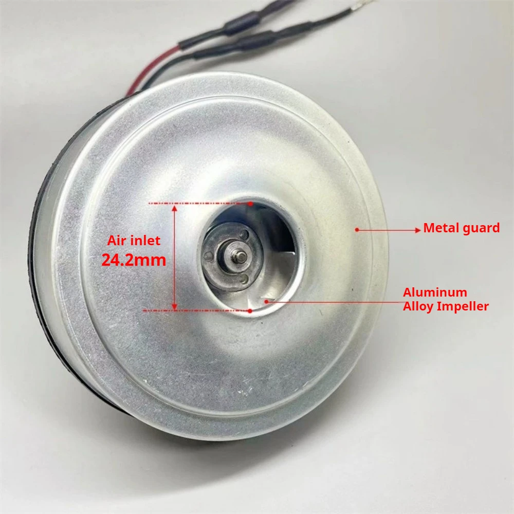 

Vacuum Cleaner Fan Motor DC21.6V Front and Rear Ball Bearing Built-in Heat Dissipation Blade Fan Motor 150W Strong Suction Motor