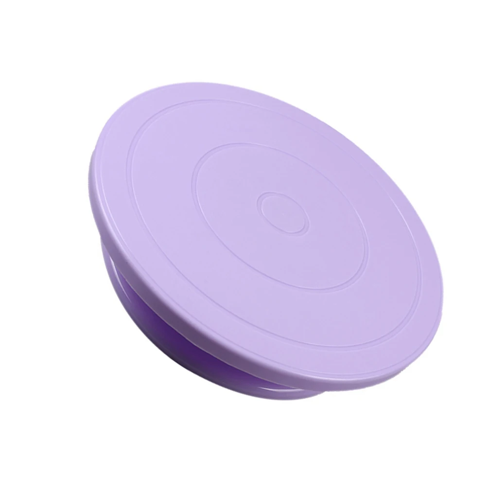 

Rotating Cake Stand for Baking Decorating 360 Rotating Cake Stand For Baking Degree Revolving Plastic Smooth Easy Use