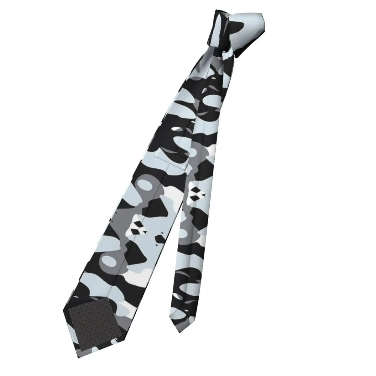 France Urban Camouflage Military Style Men Women Necktie Casual Polyester 8 cm Neck Ties for Mens Daily Wear Gravatas Wedding